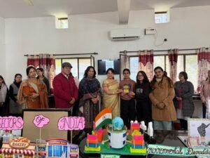 Arya College Girls Section Organized Model- Making Competition