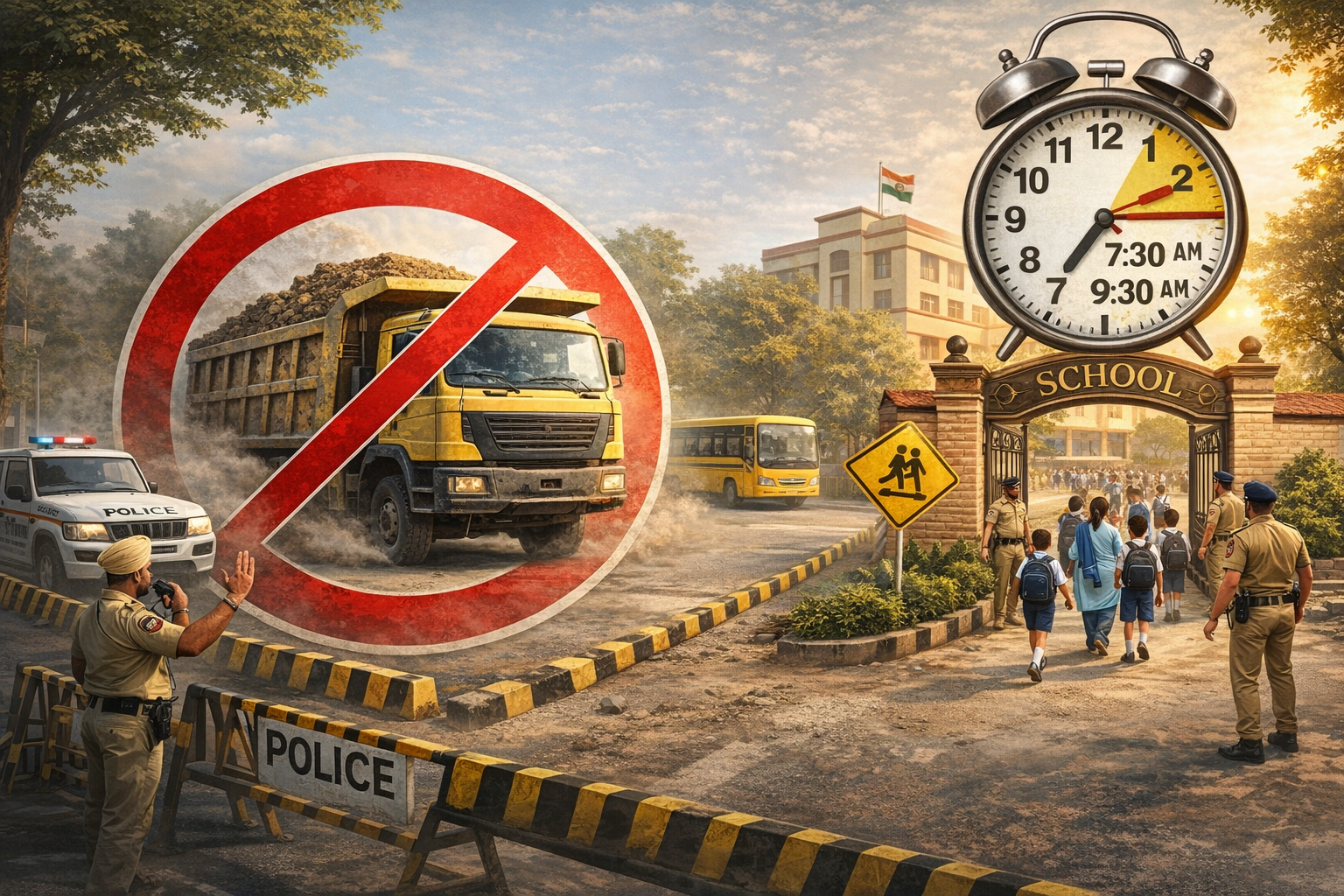 Tippers barred from roads near schools during opening, closing hours in Mansa