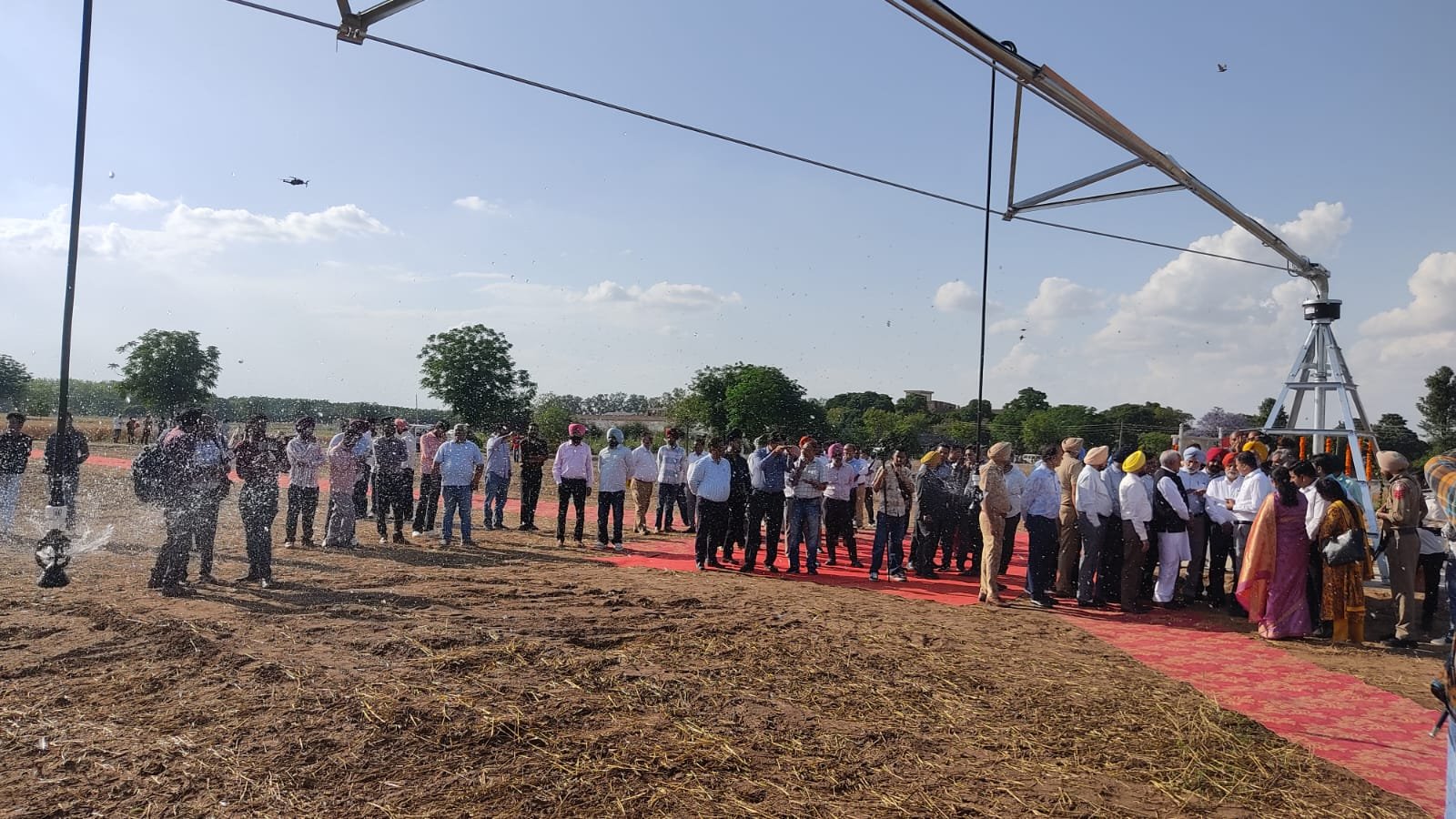Central pivot irrigation system pau ludhiana punjab1