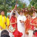 भगवान परशुराम जयंती पर निकाली गई विशाल शोभायात्रा