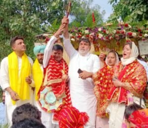 भगवान परशुराम जयंती पर निकाली गई विशाल शोभायात्रा