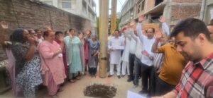 पार्षद पल्लवी विनायक ने वार्ड न. 3 में किया नए ट्यूबवेल का उद्घाटन