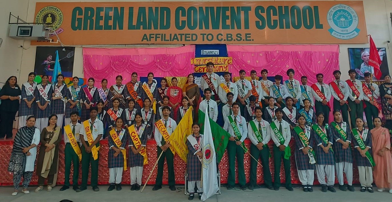 Green land convent school investiture ceremony